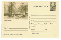 IP 67 - 9a WINTER, Romania - Stationery - Unused - 1967 - Enteros Postales
