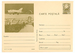 IP 67 - 330aa MILITARY, Airplane, Romania - Staionery - Unused - 1967 - Postwaardestukken