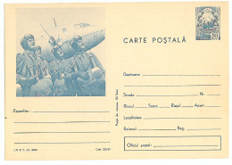 IP 67 - 326 MILITARY, Parachute Jumper, Romania - Staionery - Unused - 1967 - Postal Stationery