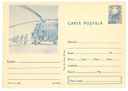 IP 67 - 328a MILITARY, Helicopter, Romania - Staionery - Unused - 1967 - Postal Stationery