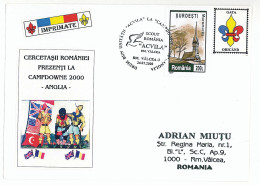 SC 70 - 1043 Scout ROMANIA - Cover - Used - 2000 - Brieven En Documenten