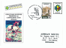 SC 70 - 1045 Scout ROMANIA - Cover - Used - 2000 - Brieven En Documenten