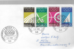 Postzegels > Europa > Duitsland > West-Duitsland > 1960-1969 > Brief Met   587-590 (17216) - Briefe U. Dokumente