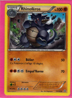 Carte Pokemon Francaise 2015 Xy Promo Choc 75/160 Rhinoferos 100pv Bon Etat - XY