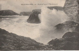 CPA BELLE ILE EN MER ETUDE DE VAGUES A L' APOTHICAIRERIE - Belle Ile En Mer