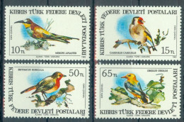 TURKISH CYPRUS 1983 - Michel Nr. 134/137 - MNH ** - Fauna - Birds - Nuevos