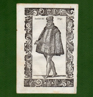 ST-IT MODE 1598 Costume VENEZIA Scudieri Del Doge Cesare Vecellio 1598 - Prenten & Gravure