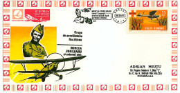 COV 38 - 2-a AIRPLANE, Romania - Cover - Used - 1991 - Covers & Documents