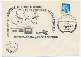 COV 38 - 970 AIRPLANE, Romania - Cover - Used - 1983 - Briefe U. Dokumente