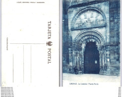 Espagne - Galicia - Orense - Catedral - Puerta Norte - Orense