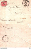 Allemagne - Lettre  Reichs Post 10 Pf - Poststempel Luneburg 1889 - Poststempel Nieder - Jeutz 1889 - Lettres & Documents