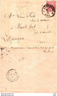 Allemagne - Lettre  Reichspost 10 Pf - Poststempel Luneburg 1890 - Poststempel Nieder - Jeutz 1890 - Covers & Documents