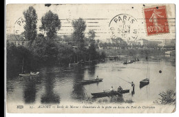 94 Alfort - Bords De Marne - Ouverture De La Peche Au Dessus Du Pont De Charenton - Alfortville