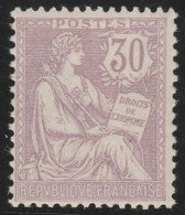 France  .  Y&T   .   128  (2 Scans)    .     **   .     Neuf Avec Gomme D'origine Et SANS Charnière - 1900-02 Mouchon