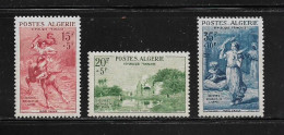 ALGERIE  ( DIV - 528 )   1957   N° YVERT ET TELLIER    N°  346/348    N* - Unused Stamps