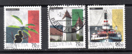 Switzerland, Used, 1999, Michel 1681, 1682, 1683 - Usados