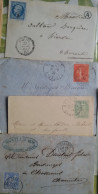 CHARENTE - 22 Lettres (enveloppes) Avec Cachet Type 22 Roullet (ind 19), Cursive Chasseneuil, Petits Bureaux, Etc..5 Pho - Autres & Non Classés