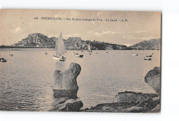 TREBEURDEN - Les Rochers étranges Du Port - Le Castel - Très Bon état - Trébeurden