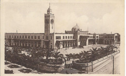 Cpa Oran, La Gare PLM, Vue D'ensemble - Oran