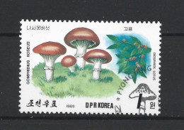 Korea 1989 Mushrooms  Y.T. Ex BF 58  (0) - Corea Del Nord