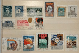 Iran - Lot Of 14 Used Stamps - Irán