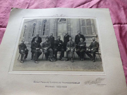P-5 , Bourges, Ecole Primaire Supérieure Professionnelle , 1922-1923, Professeurs Et Proviseur - Places