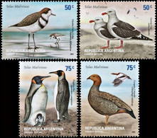 Argentina 2002 Malvinas Birds Penguin Complete Set MNH - Unused Stamps