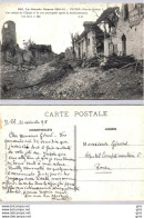 CP - Militaria > Guerre 1914-18 - Ecurie - Les Ruines De L'Eglise Et La Rue Principale - War 1914-18