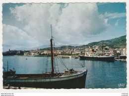 Haute Corse BASTIA Vue Générale Du Port Bateau Cargo TUKIDIER ? Postée De CASABIANCA En 1961 - Bastia