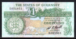 624-Guernesey 1£ 1980 E051 Sig. BULL - Guernsey