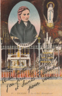 CPA BERNADETTE LOURDES LA GROTTE MIRACULEUSE - Heiligen