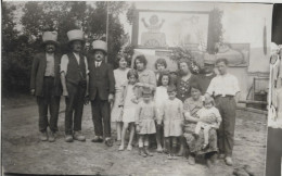 CP CARTE PHOTO Famille Costume Sabot - Ohne Zuordnung