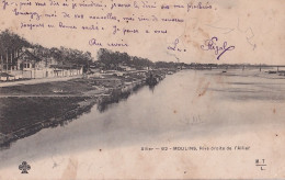 C11-03) MOULINS -  RIVE DROITE DE L ' ALLIER  - EN  1907 - ( 2 SCANS ) - Moulins