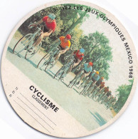 JEUX OLYMPIQUE MEXICO 1968 . Le Cyclisme  - Hotelkarten