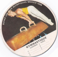 JEUX OLYMPIQUE MEXICO 1968 . La Gymnastique - Hotel Keycards