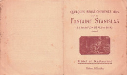 Hôtel Restaurant La FONTAINE STANISLAS à PLOMBIERES LES BAINS - Hotel Keycards