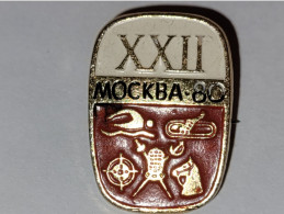 Pin's Jeux Olympiques De Moscou 1980  ** - Sonstige & Ohne Zuordnung