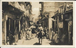 Cpa Fez, La Grande Rue De Mallab, Animée - Fez