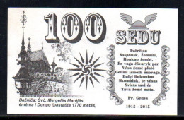 618-Lituanie 100 Sedu 2015 - Lituanie