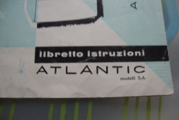 Libretto Istruzioni Frigorifero Atlantic Electric Anno 1960 - Andere & Zonder Classificatie