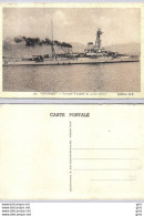 CP - Transports - Bateaux - Guerre - " Courbet " Cuirassé - Guerra