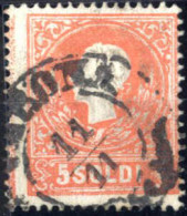 O 1858, 5 Soldi I°tipo Con Inizio Di Croce S.Andreaa Sinistra, Sass.25 - Lombardo-Vénétie