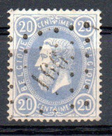 31 Gestempeld Pt 166 HAMME-MILLE - COBA 40 Euro - 1869-1883 Leopold II