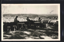 CPA Fès, Panorama De La Médina Pris Du Café Maure Des Mérinides  - Sonstige & Ohne Zuordnung