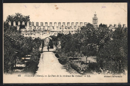 CPA Oudjda, Le Parc De La Résidence Du Colonel  - Sonstige & Ohne Zuordnung