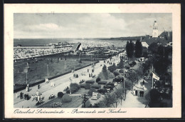 AK Swinemünde, Promenade & Kurhaus Aus Der Vogelschau  - Pommern