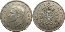 Royaume-Uni - George VI - Two Shillings 1950 - SUP/AU55 - Mon6201 - J. 1 Florin / 2 Schillings