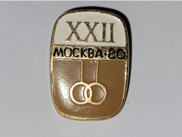 Pin's Jeux Olympiques De Moscou 1980  **  Gymnastique - Gymnastique