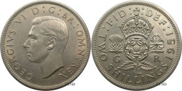 Royaume-Uni - George VI - Two Shillings 1951 - SUP/AU55 - Mon6202 - J. 1 Florin / 2 Shillings