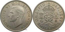 Royaume-Uni - George VI - Two Shillings 1951 - SUP/AU58 - Mon6204 - J. 1 Florin / 2 Schillings